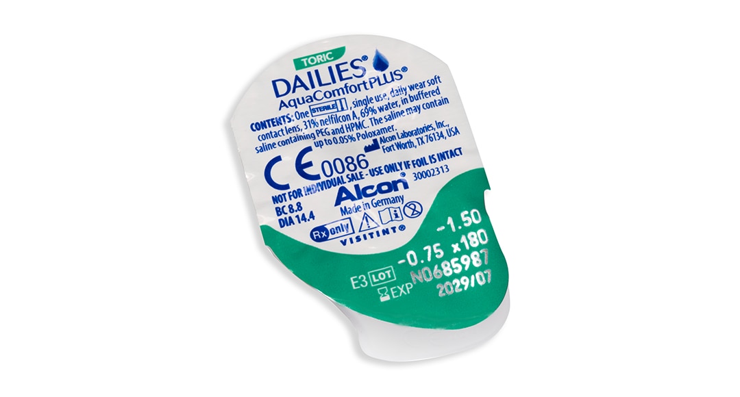 DAILIES® AquaComfort Plus® Toric 30 Contactlenzen | Vision Direct