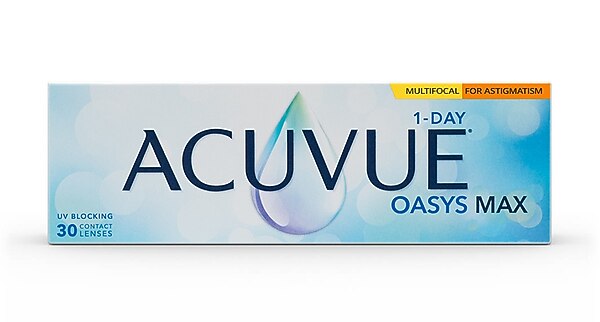 ACUVUE® OASYS MAX 1-Day Multifocal for Astigmatism 30