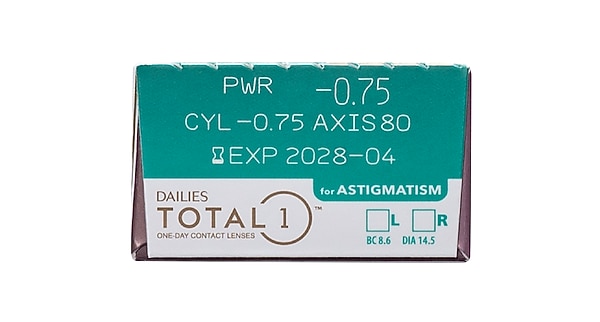 DAILIES TOTAL1® Astigmatism 30